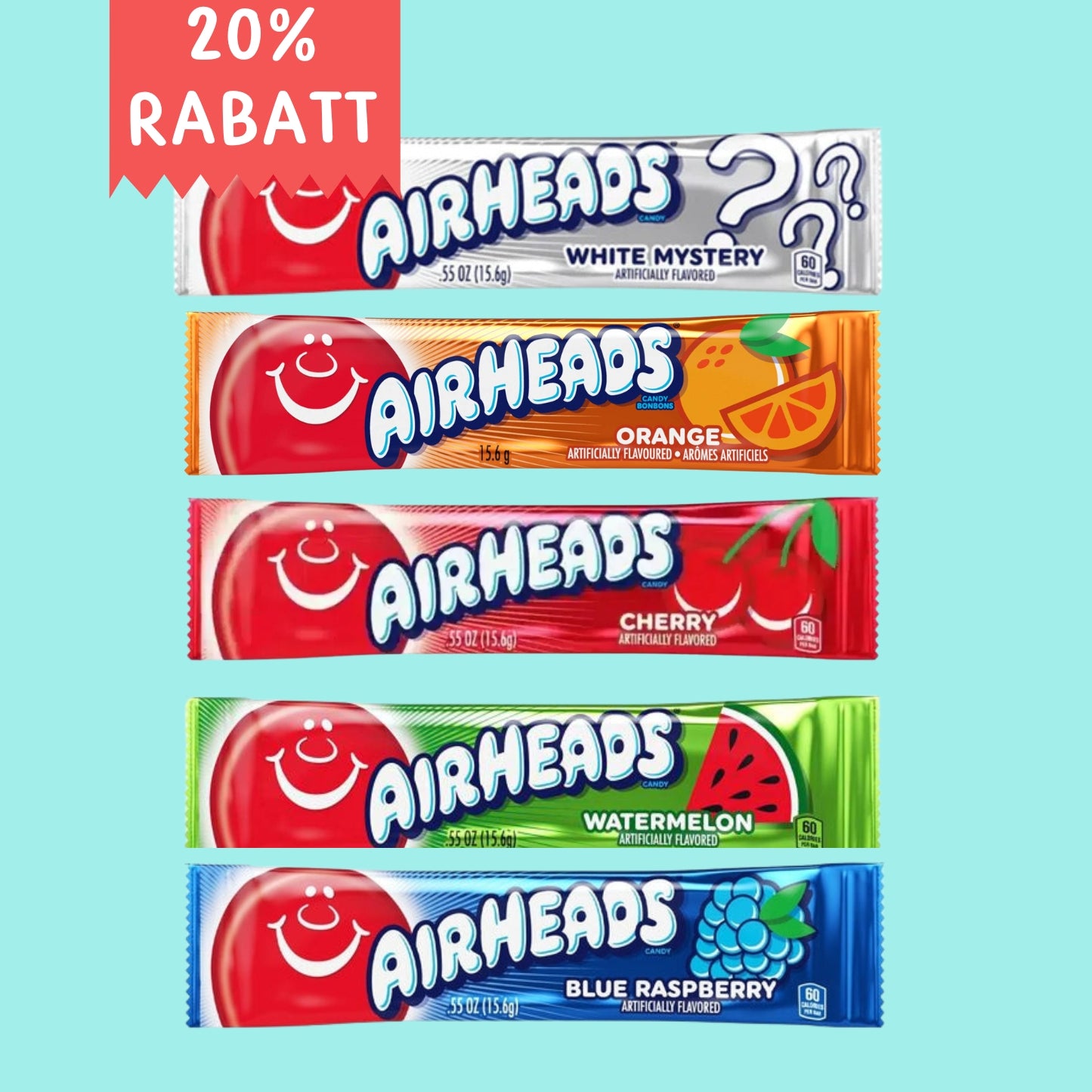 Airheads Multipack 5stk