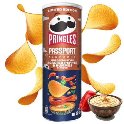 Pringles Moroccan Style Roasted Pepper & Hummus 165g