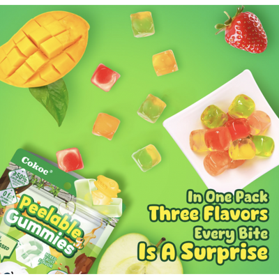 Peelable Gummies Mystery Cube 60g