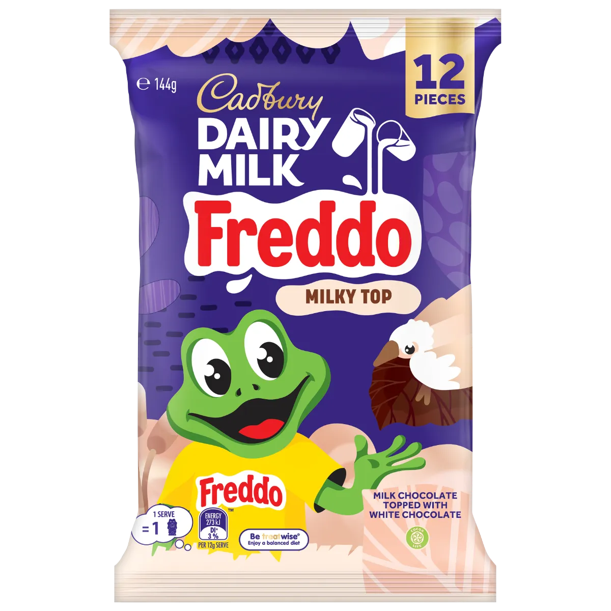 Cadbury Dairy Milk Freddo Milky top 144g