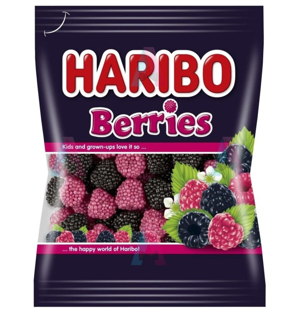 Haribo Berries Gummy Candy Halal 80g