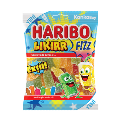 Haribo Likirr Fizz Halal 70g