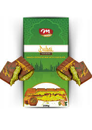 Dubai knafeh pistachio bar with chocolate 200g