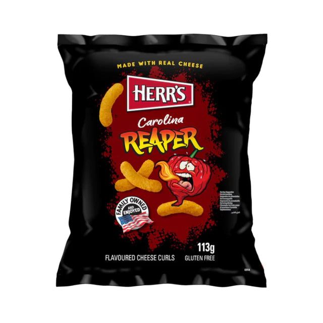 Herr's Carolina Reaper Cheese Curls 113 g
