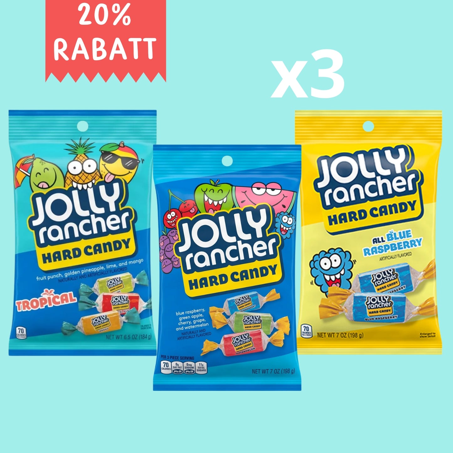 Jolly Rancher Multipack 3stk