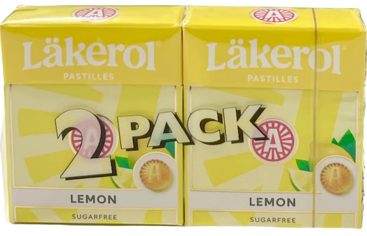 Läkerol 2-pk Lemon 50g