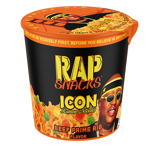 Rap Snacks Beef Prime Rib Ramen Noodles 64g