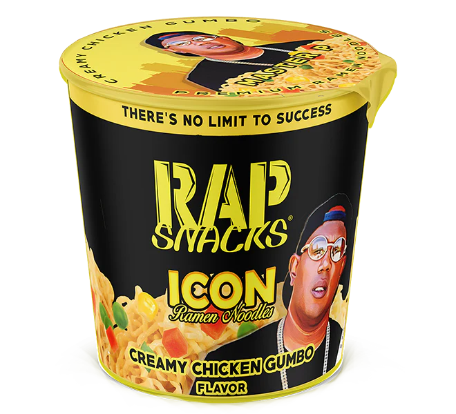 Rap Snacks Creamy Chicken Gumbo Icon Ramen Noodles 64g