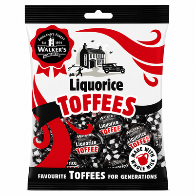 Walkers Liquorice Toffees 150g