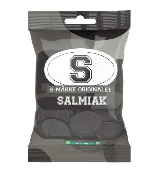 S-Märke Salmiakk Vegan 70g