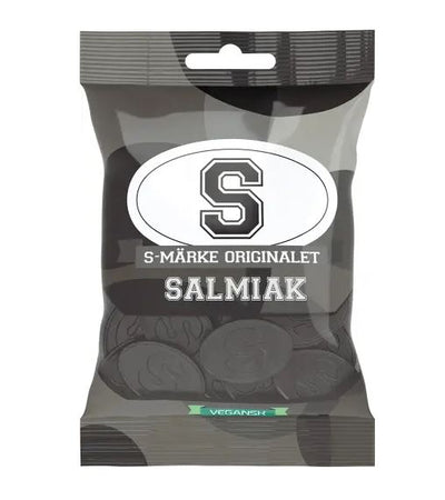 S-Märke Salmiakk Vegan 70g