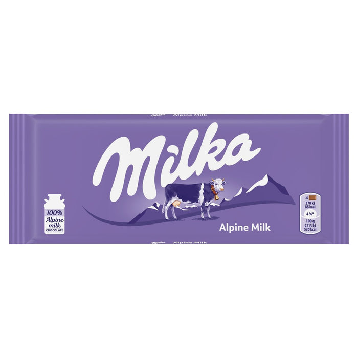 Milka Alpine Milk Chocolate 90 g