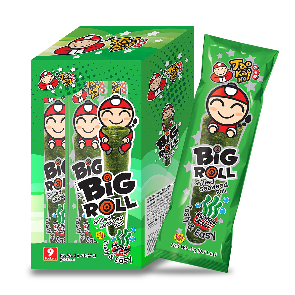 Taokaenoi Big Roll Grill Classic 27g