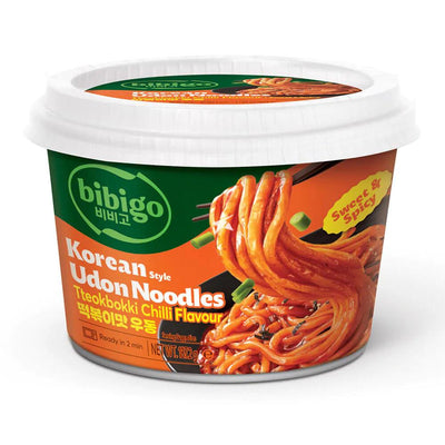 Bibigo Korean Style Udon Noodle Tteobokki Flavour 187g