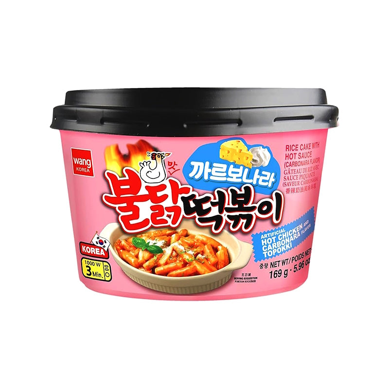 WANG Extreme Spicy Topokki Carbonara 169g
