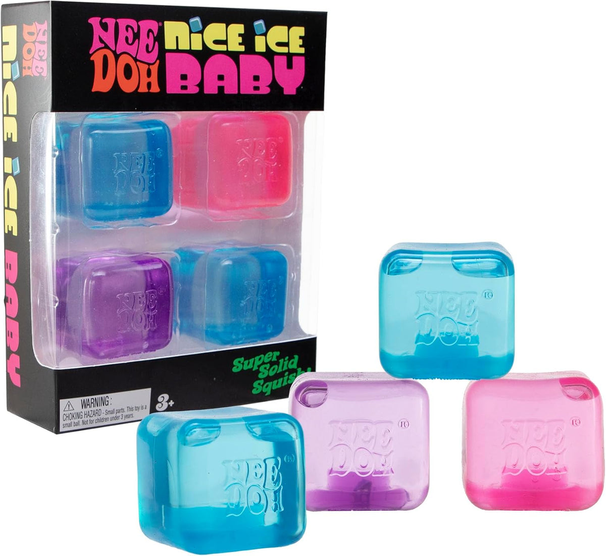 Needoh Nice Ice Baby Squishy 4stk