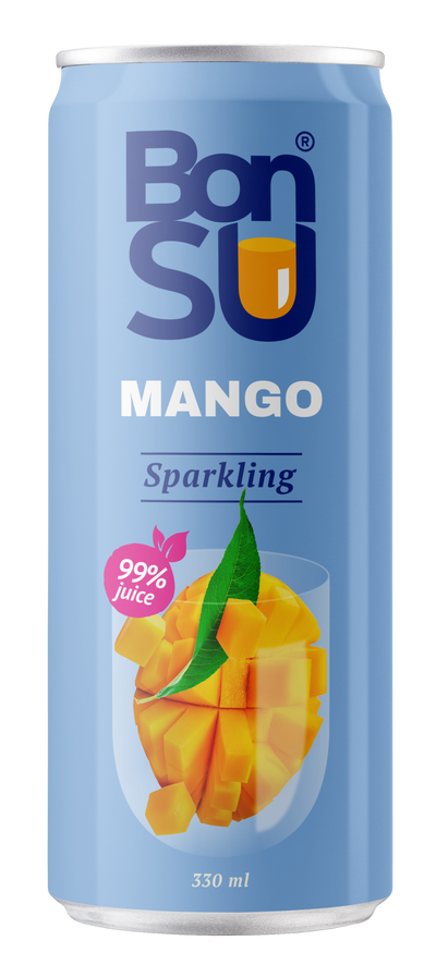 BonSu Mango Sparkling Juice 330ml
