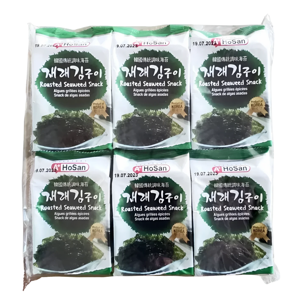 A+ HoSan Seasoned Seaweed Snack 4g x 12stk