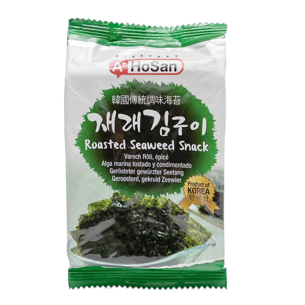 A+ HoSan Seasoned Seaweed Snack 4g x 12stk