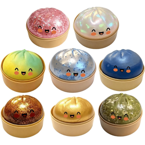Mystery Glitter Dumplings Squishy