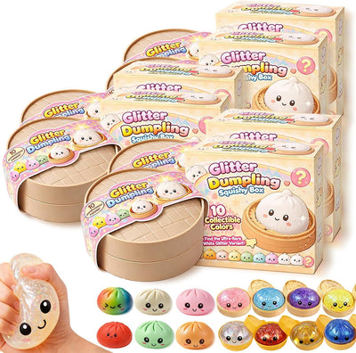 Mystery Glitter Dumplings Squishy