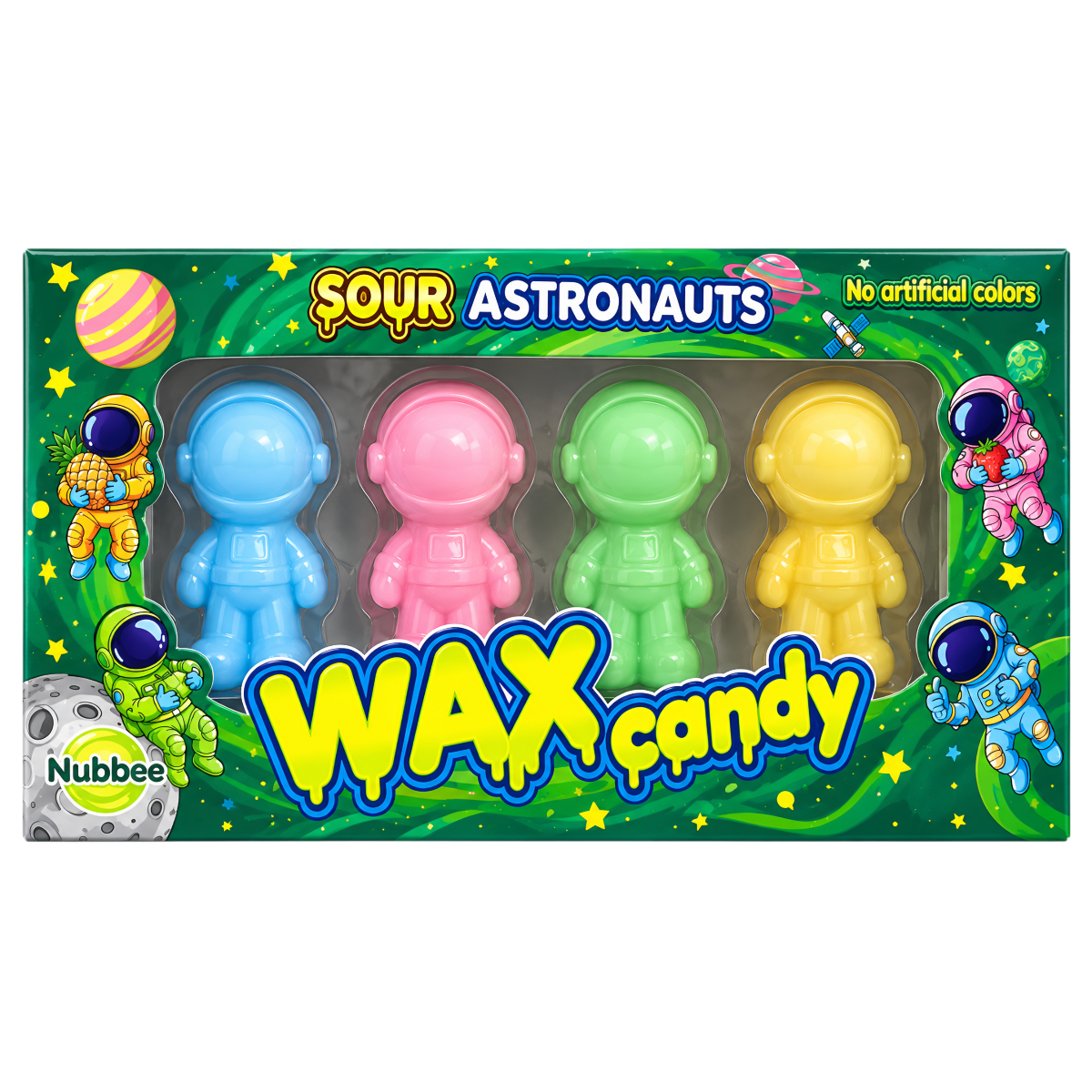 Nubbee Wax Candy Astronauts Sour 24g