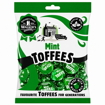 Walkers Mint Toffees 150g