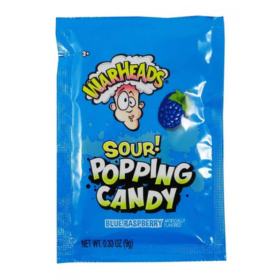 Warheads Sour Popping Candy Blue Raspberry 9g