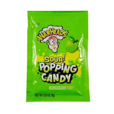 Warheads Sour Popping Candy Green Apple 9g