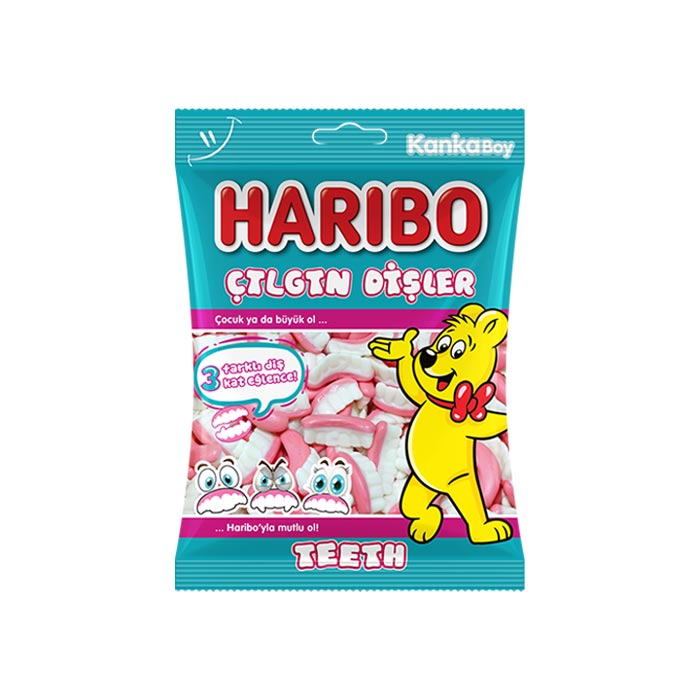 Haribo Teeth Halal 80g