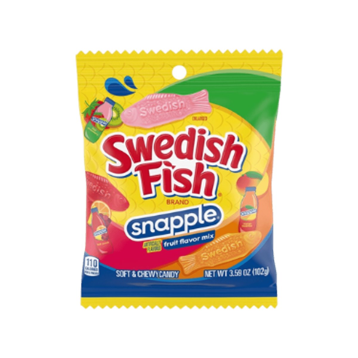 Swedish Fish Snapple fruit flavor mix 102g