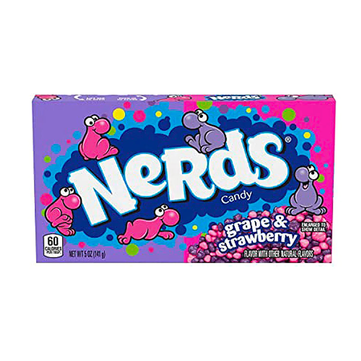 Nerds Strawberry & Grape Box 141g