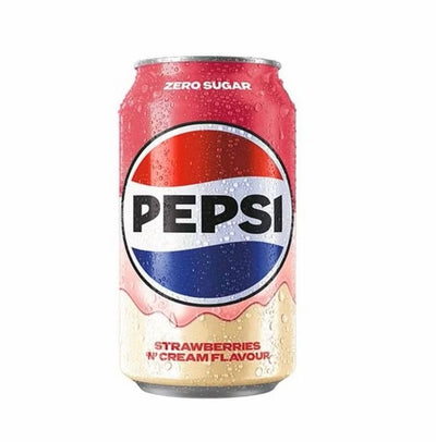 Pepsi Strawberry Cream Soda Zero 330ml