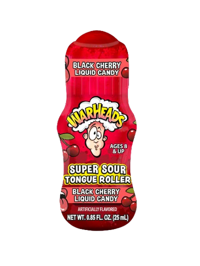 Warheads Super Sour Tongue Roller Black Cherry 25ml